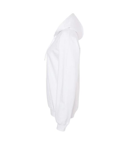 Unisex adult softstyle fleece midweight hoodie white Gildan
