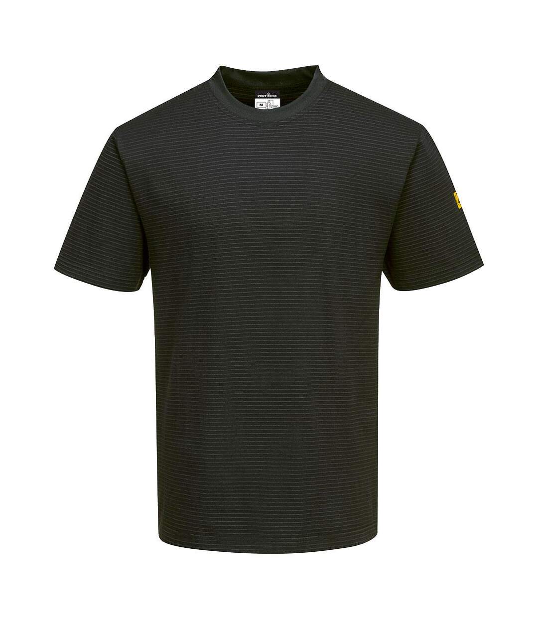 T-shirt homme noir Portwest-1