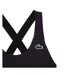 Womens/ladies Stretch Breathable Sport Bralette Black Lacoste-4