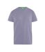Duke - T-shirt col V Signature - homme (Violet clair) - UTDC184
