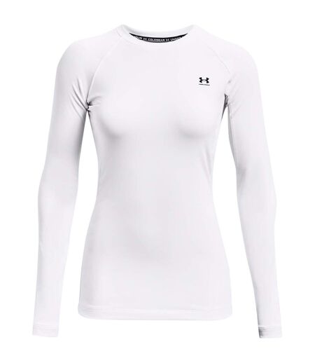 Womens/ladies Slim Competition Shirt White Under Armour