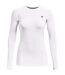 Womens/ladies Slim Competition Shirt White Under Armour-1