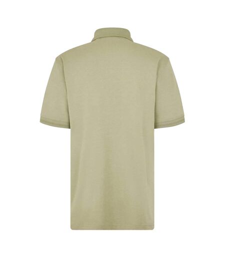 Mens Interlock Short-sleeved Polo Shirt Green Boss