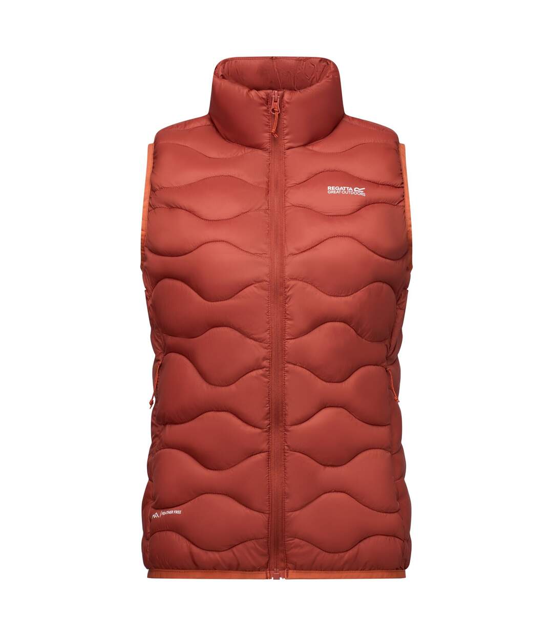 Doudoune Sans Manches Motif/style Matelassé Hydi Femme Rouge Brûlé Regatta-2