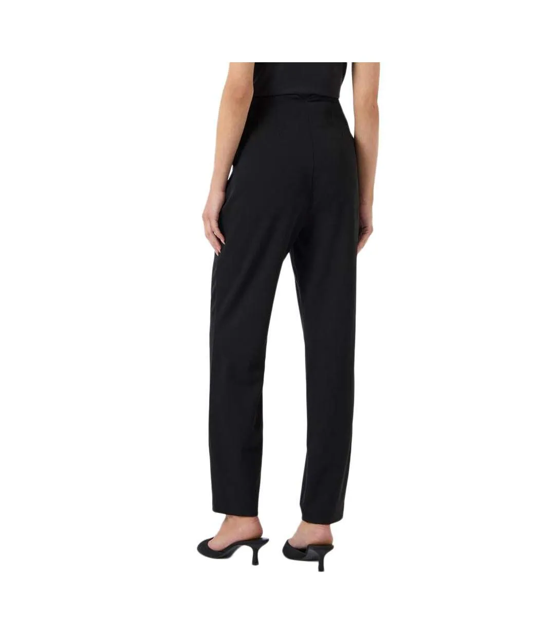 Pantalon fluide noir femme yas si-2