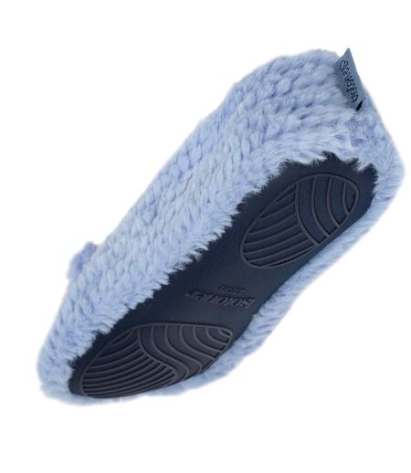 Isotoner Chaussons extra-light Ballerines femme imitation fourrure, semelle antidérapante