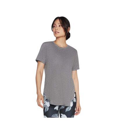 Womens/ladies Godri T-shirt Charcoal Skechers