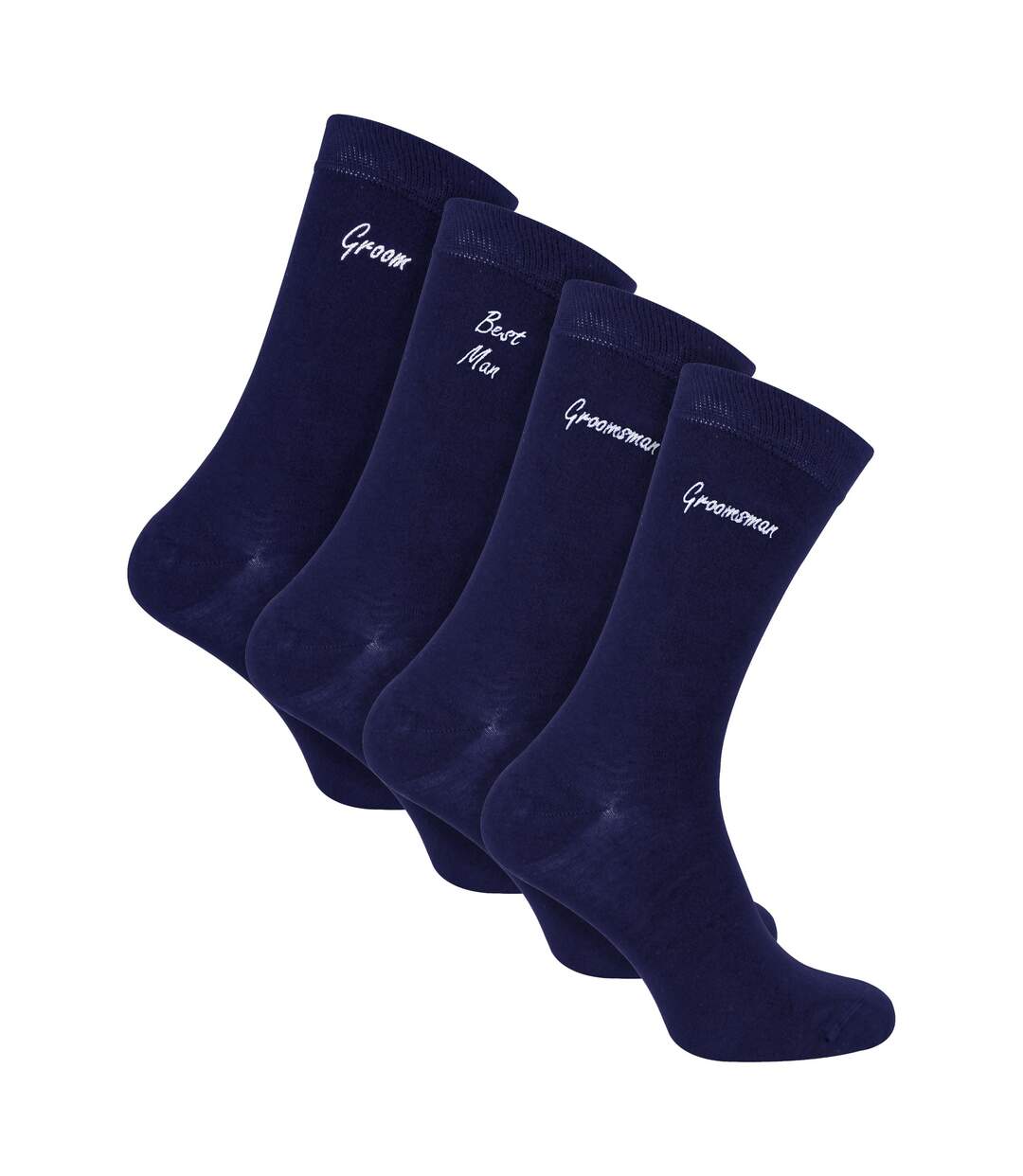 Sock Snob - Lot De 4 Paires Cadeau Mari Chaussette Homme Rigolote-1