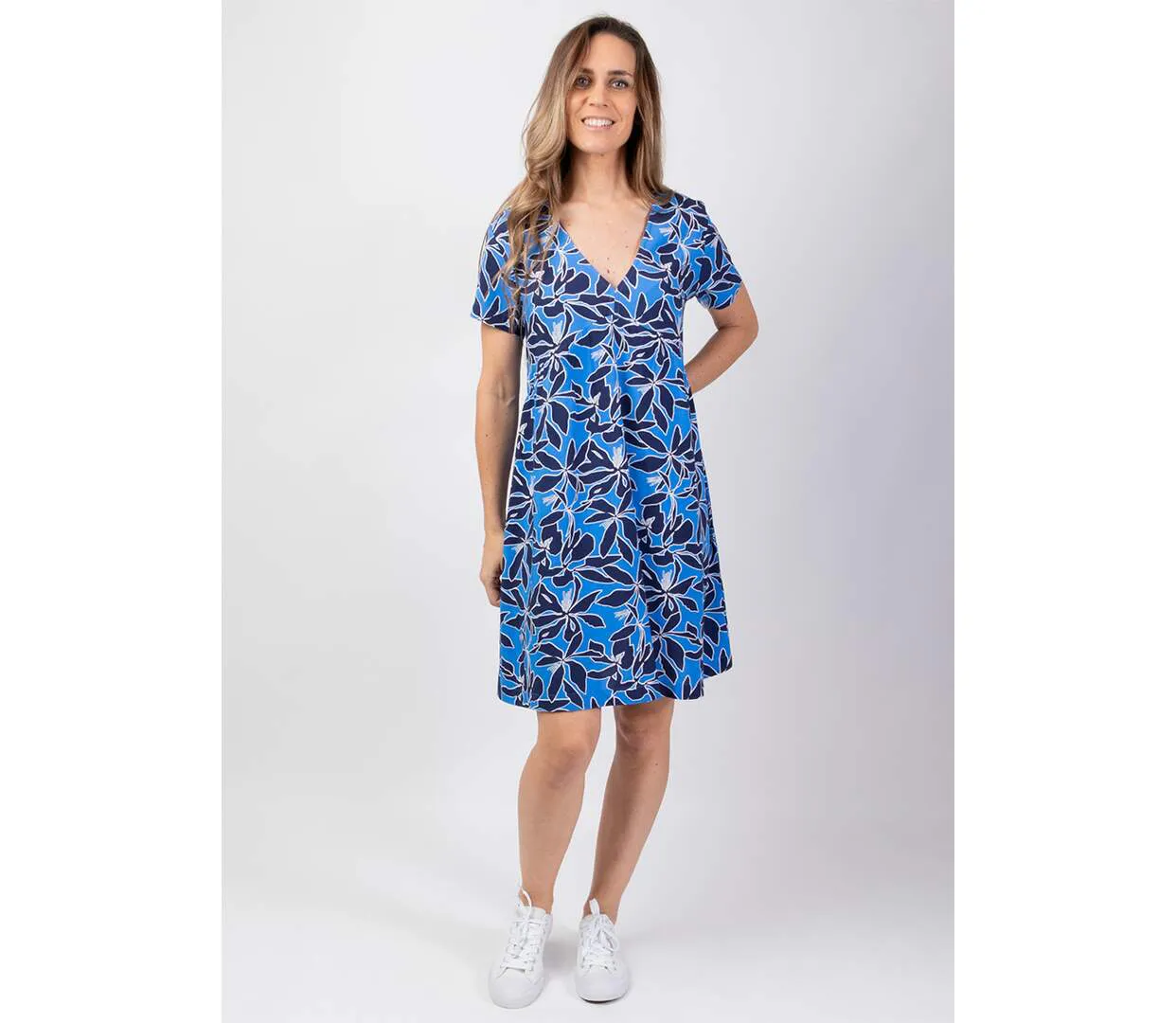 Robe courte en viscose couple ample MAJA grandes tailles Coton Du Monde-2