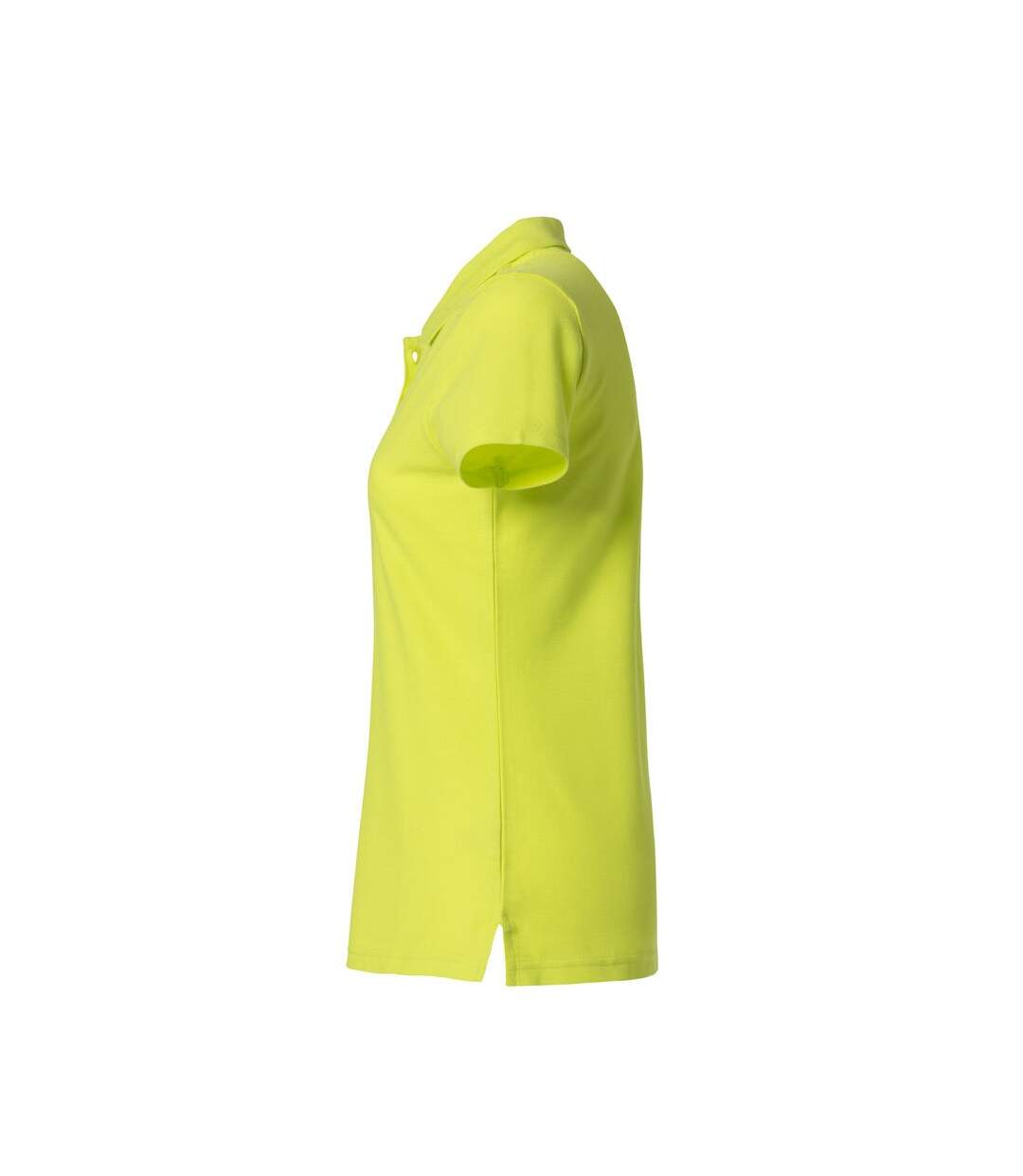 Polo femme vert fluo Clique