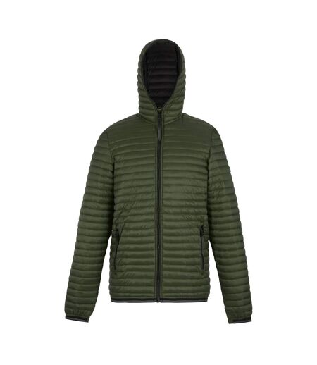 Doudoune Matelassée Rigain Homme Vert Kaki Foncé Noir Regatta