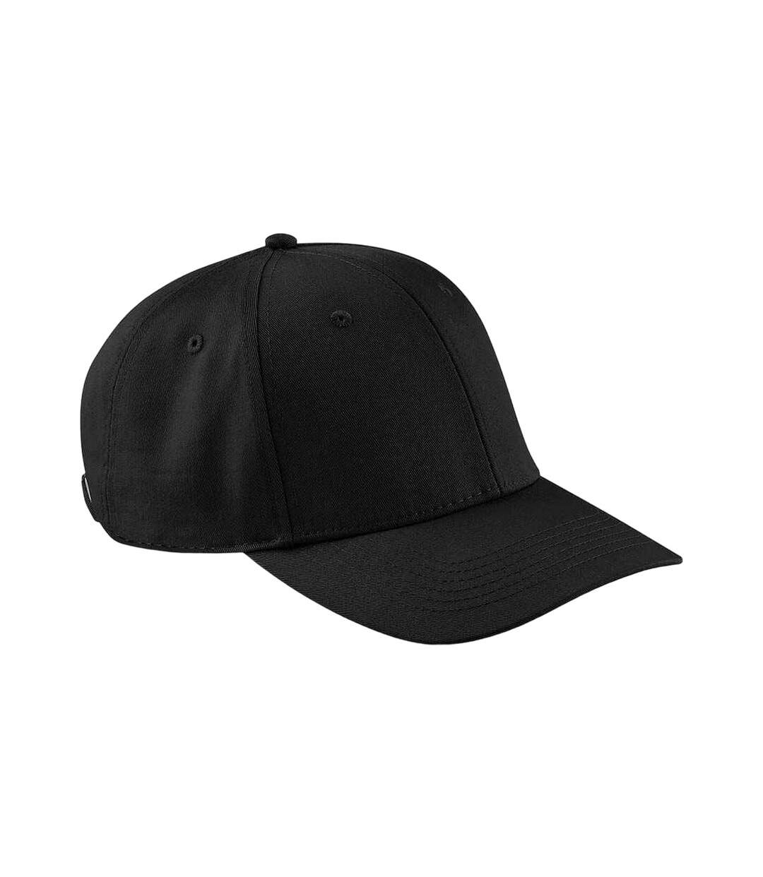 Unisex Adult Urbanwear 6 Panel Cap Black Beechfield-1