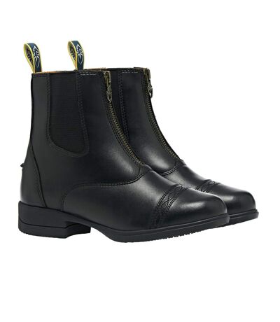 Womens/ladies Clio Paddock Boots Black Moretta
