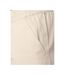 Mens Blansmoore Elasticated Regular Casual Shorts Light Stone Crosshatch-4