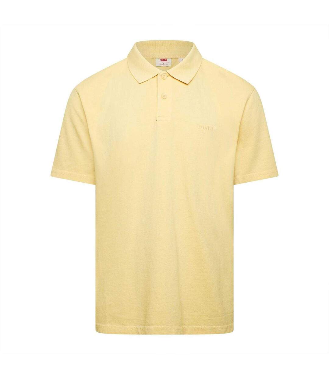 Mens Authentic Polo Shirt Yellow Levis-1