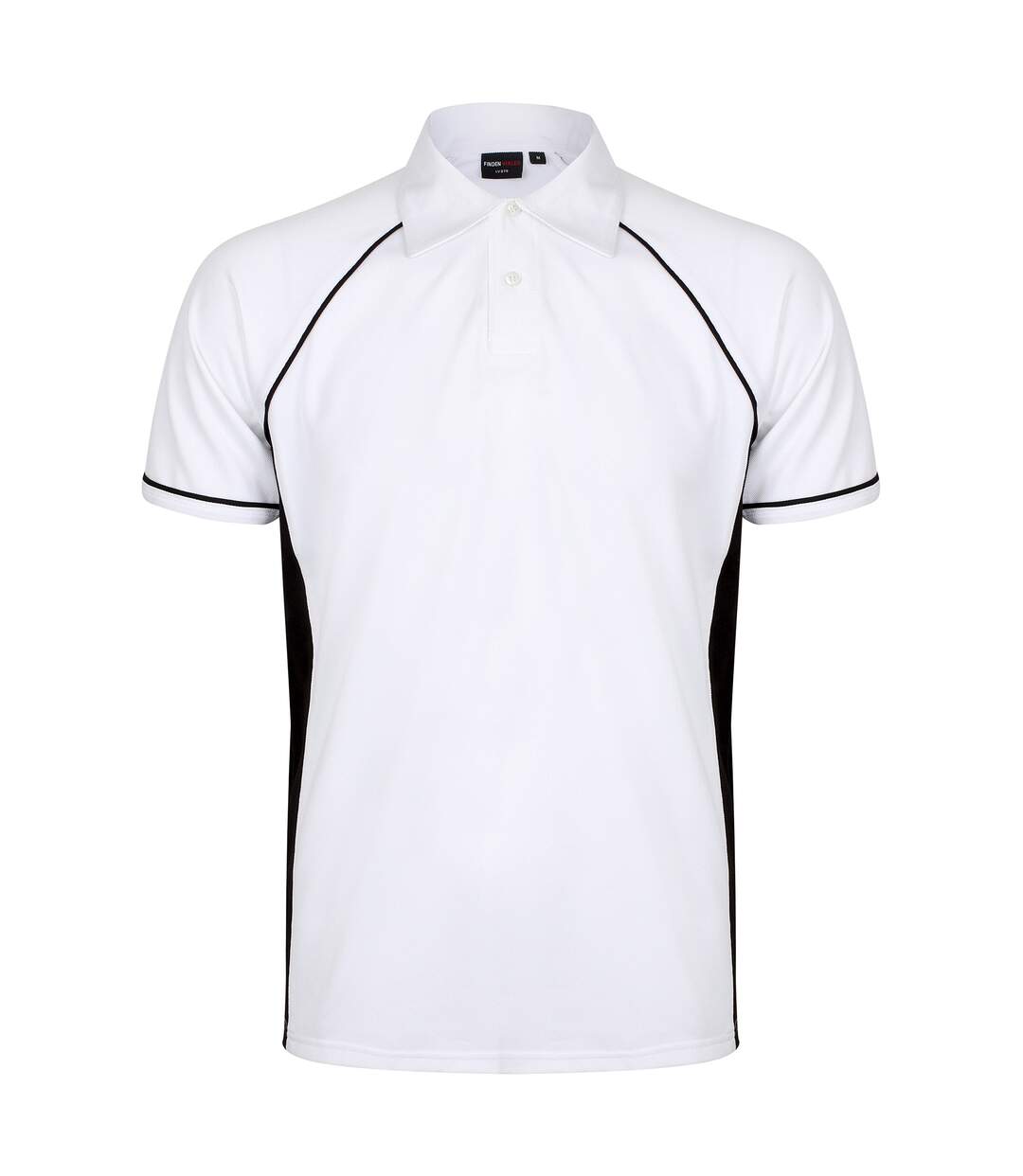 Finden & Hales - Polo sport à manches courtes - Homme (Blanc/Noir) - UTRW427