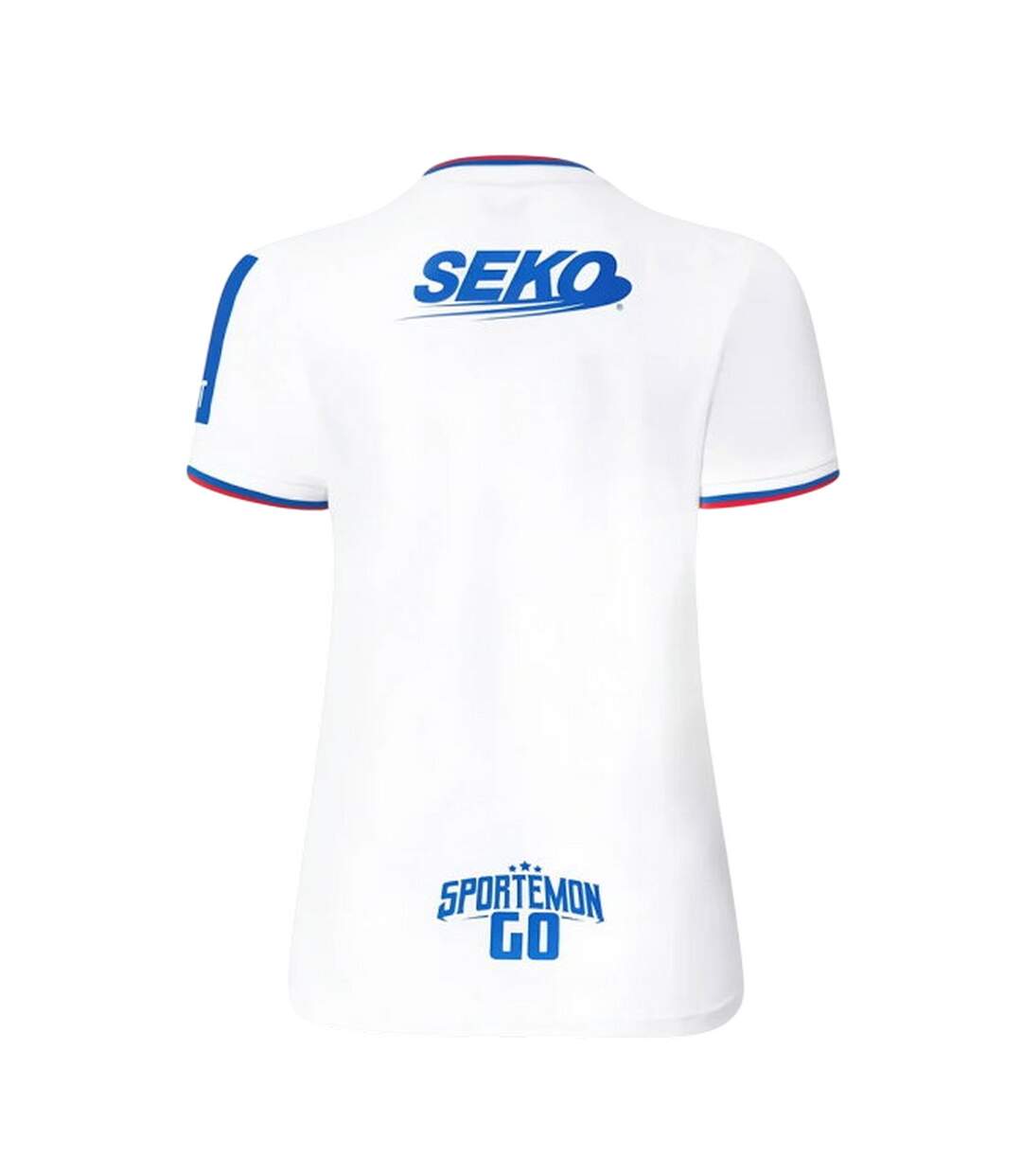 Womens/ladies 2023 Rangers Fc Away Shirt White Red Castore-2