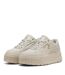 Womens/ladies Ii Jr Low Top Platform Trainers Silver Puma-1