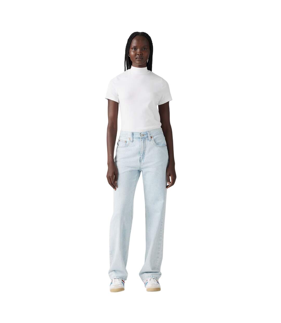 Jean Pro Femme Bleu Clair Levis-1