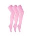 3 paires de collants pastel 40 deniers pour femme-1