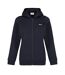 Veste À Capuche Motif/style Logo Femme Bleu Marine Slazenger-1