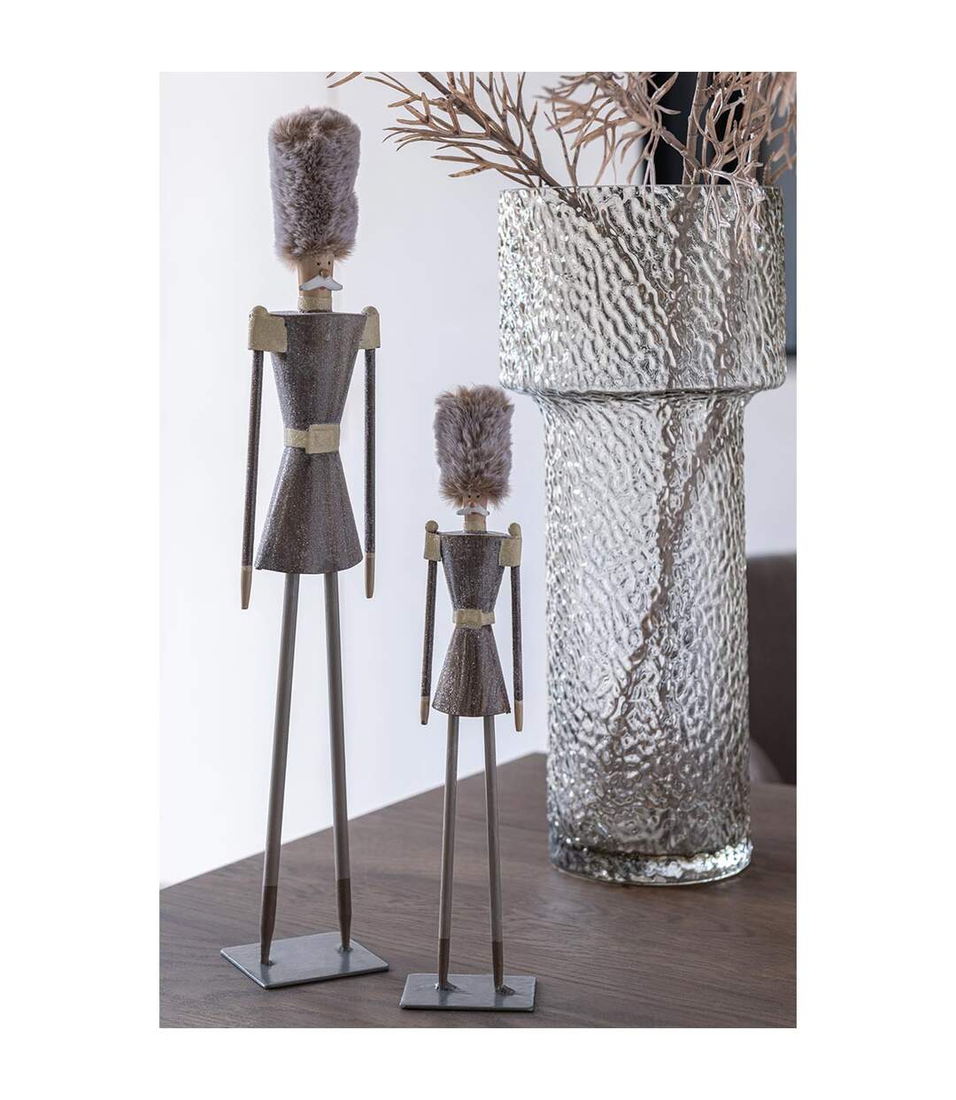Vase Design en Verre Betty 45cm Transparent-5