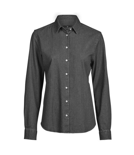 Chemisier Femme Denim Noir Tee Jays