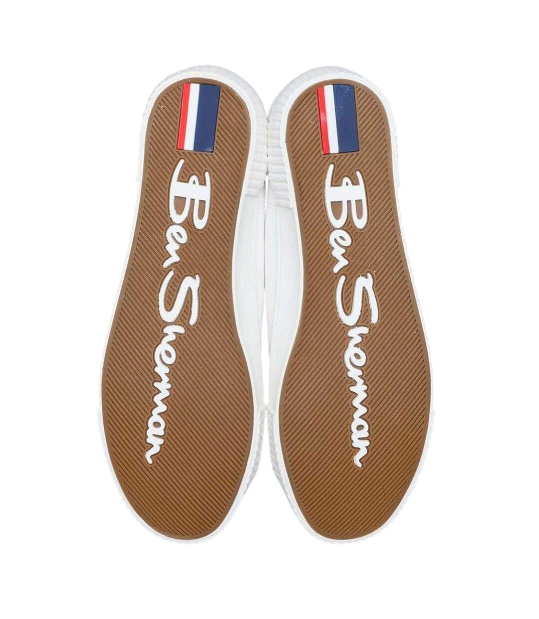 Baskets Motif/style Logo Homme Blanc Ben Sherman-4