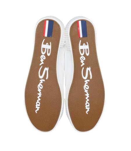 Baskets Motif/style Logo Homme Blanc Ben Sherman