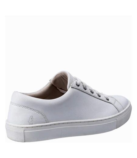 Hush Puppies Womens/Ladies Tessa Leather Sneakers (White) - UTFS10425