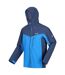 Regatta Mens Birchdale Waterproof Hooded Jacket (Sky Diver Blue/Admiral Blue) - UTRG3474