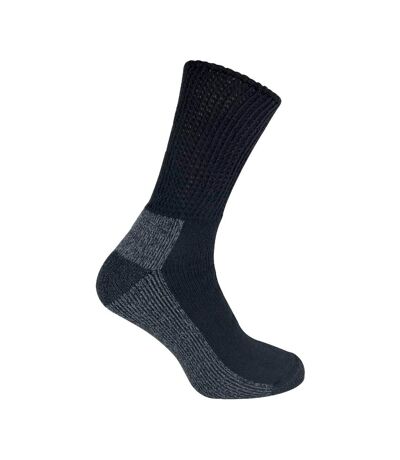 3 Pack Mens Extra Wide Loose Top Cushioned Cotton Diabetic Work Socks