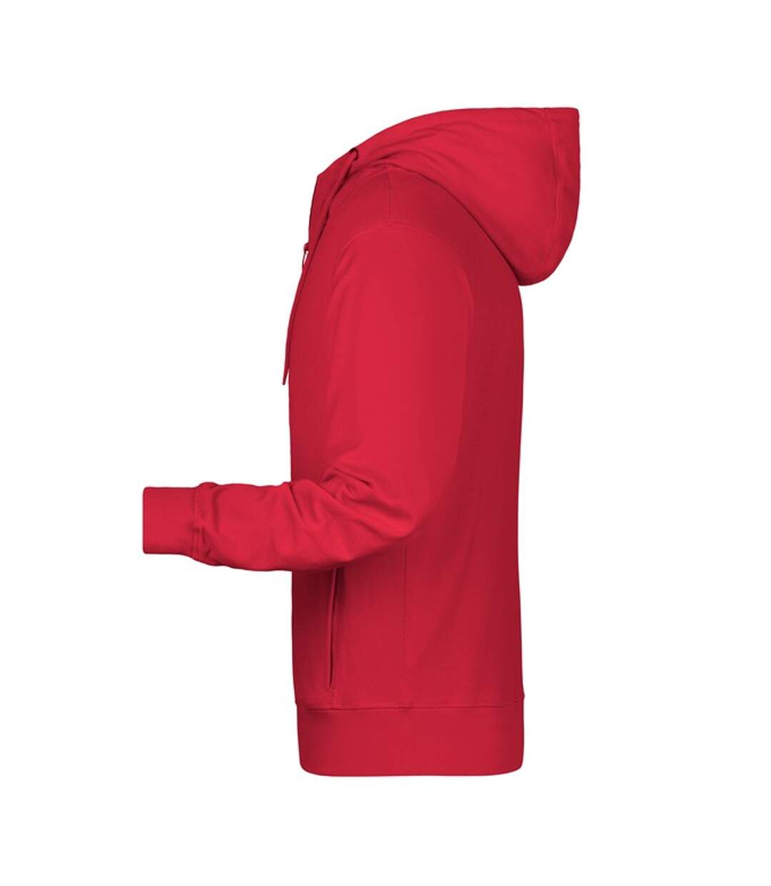 Veste À Capuche Homme Rouge James And Nicholson-3