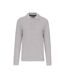 Polo manches longues - Homme - K243 - gris oxford