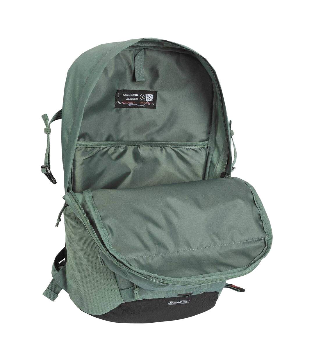 Sac À Dos Motif/style Logo Taille Unique Vert De Gris Karrimor-4