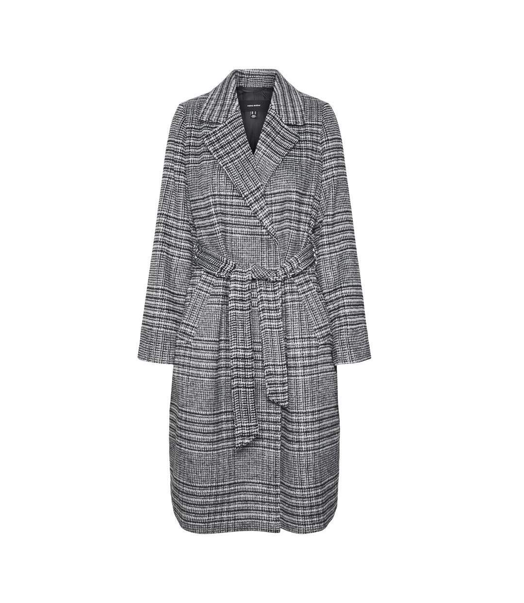 Manteau gris femme vero moda luck-1