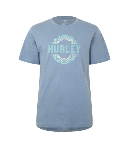T-shirt Motif/style Gros Logo Homme Bleu Hurley