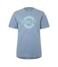 T-shirt Motif/style Gros Logo Homme Bleu Hurley-1