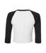 T-shirt femme blanc / noir Bella + Canvas-2