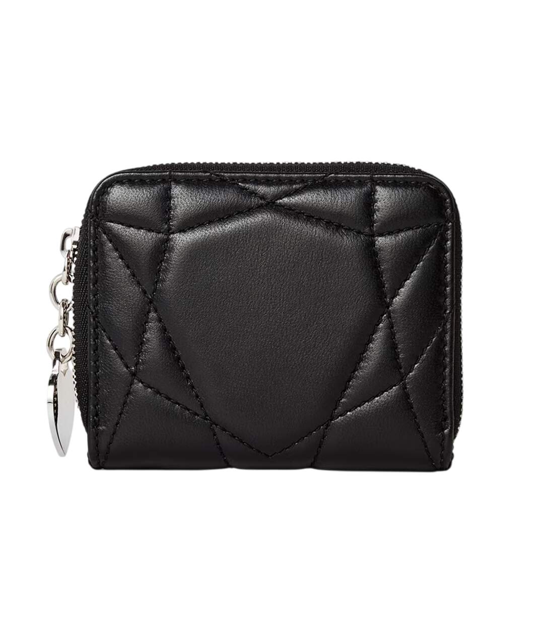 Womens/ladies Keyring Leather Coin Purse One Size Black Tiffany & Co-1