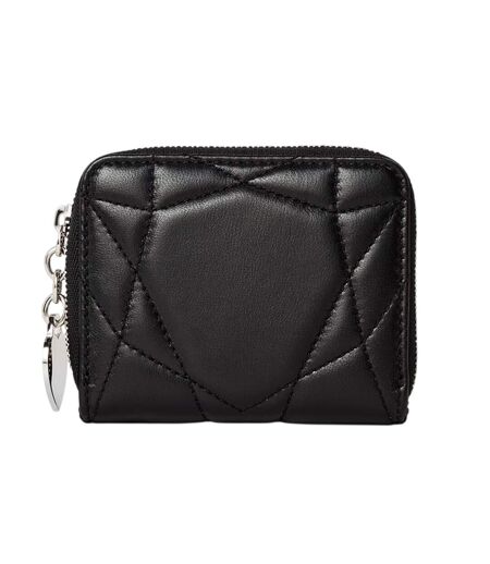 Womens/ladies Keyring Leather Coin Purse One Size Black Tiffany & Co