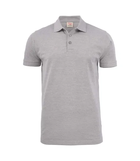Polo Surf Homme Gris Chiné Printer