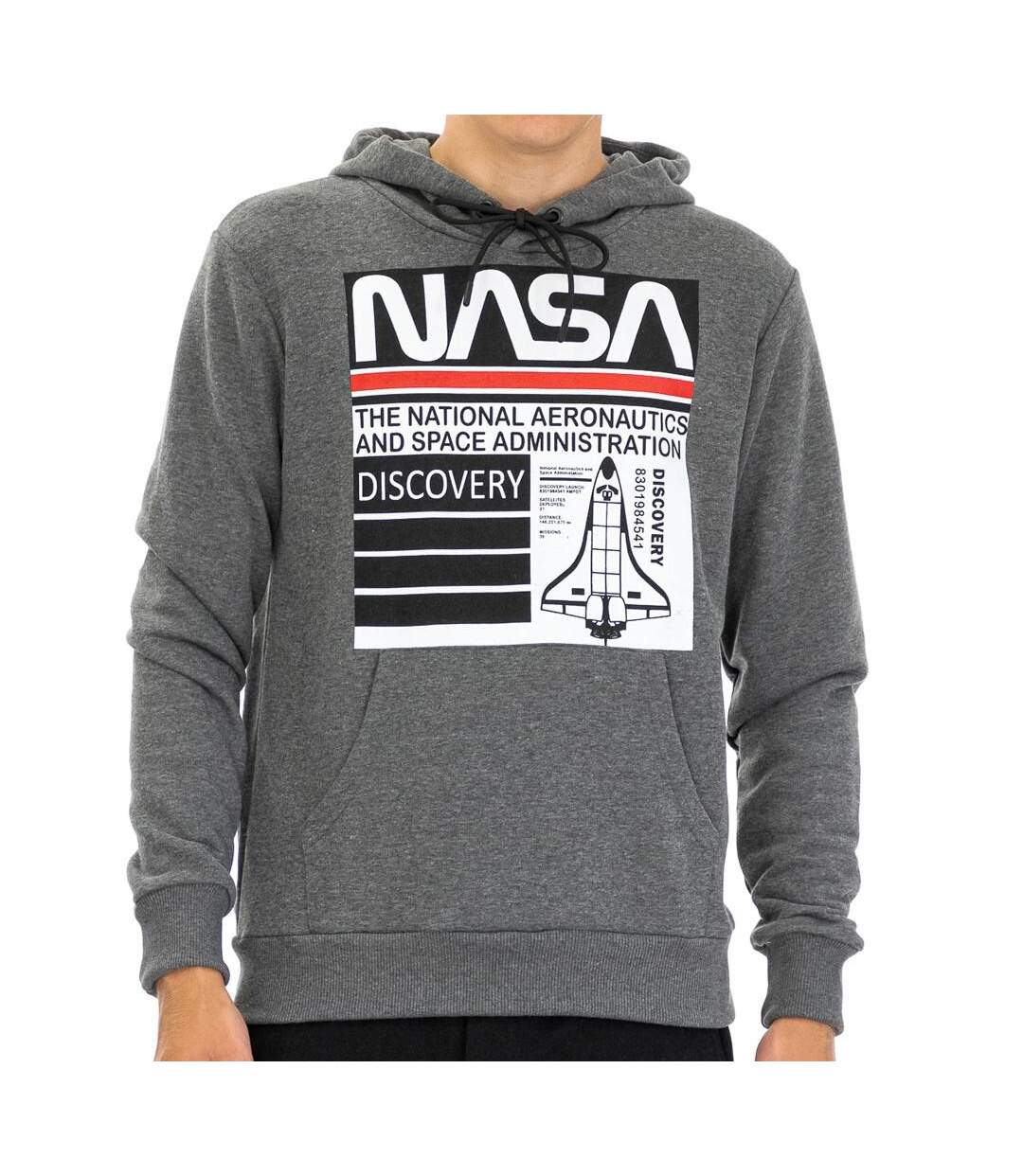 Sweat à capuche Gris Homme Nasa 59H - L-1