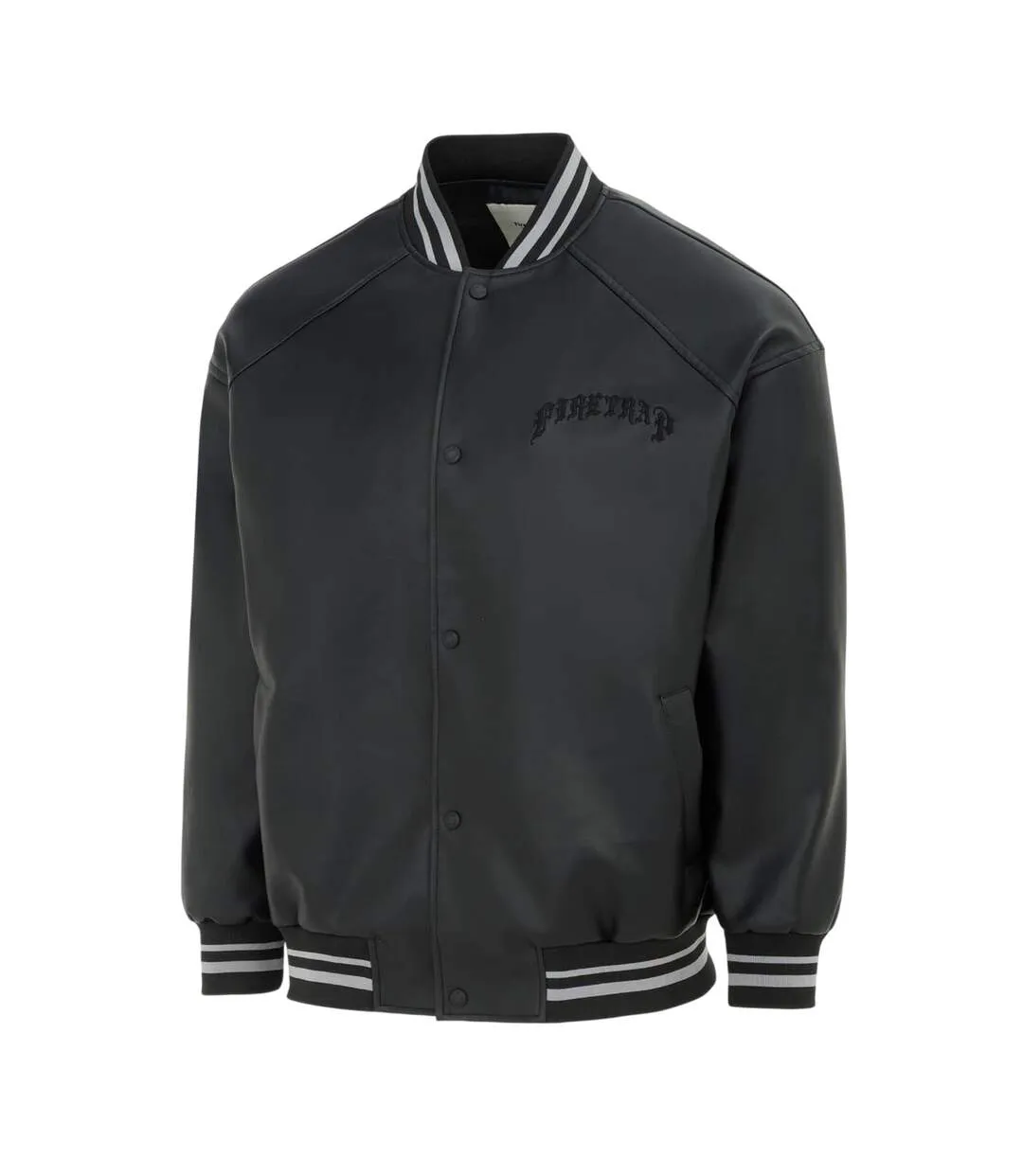 Blouson D´université Baseball Motif/style Logo Homme Noir Firetrap-4