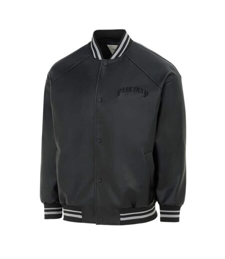 Blouson D´université Baseball Motif/style Logo Homme Noir Firetrap
