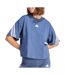 T-shirt bleu femme adidas w fi 3s tee-1