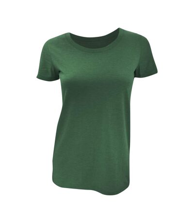 Bella Ladies/Womens Triblend Crew Neck T-Shirt (Emerald Triblend) - UTBC161