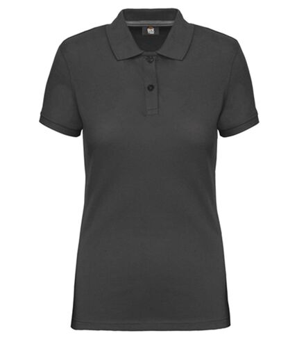 Polo manches courtes - Femme - WK275 - gris foncé