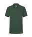 Fruit of the Loom Mens 65/35 Heavyweight Polo Shirt (Bottle Green) - UTRW9919