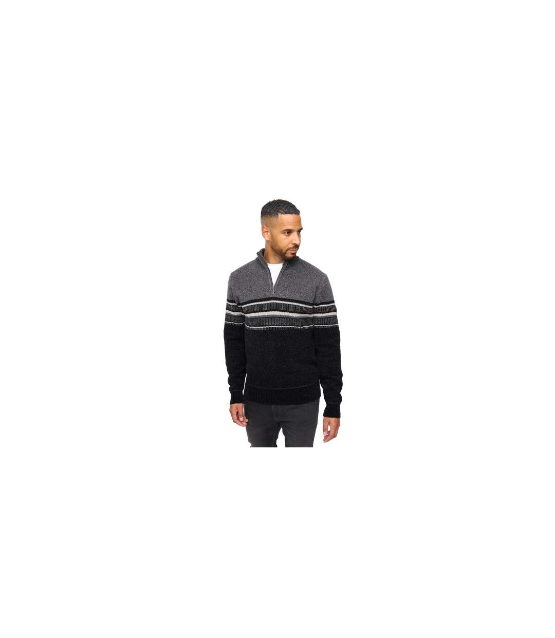 Pull Feldstan Homme Noir Bewley & Ritch-1